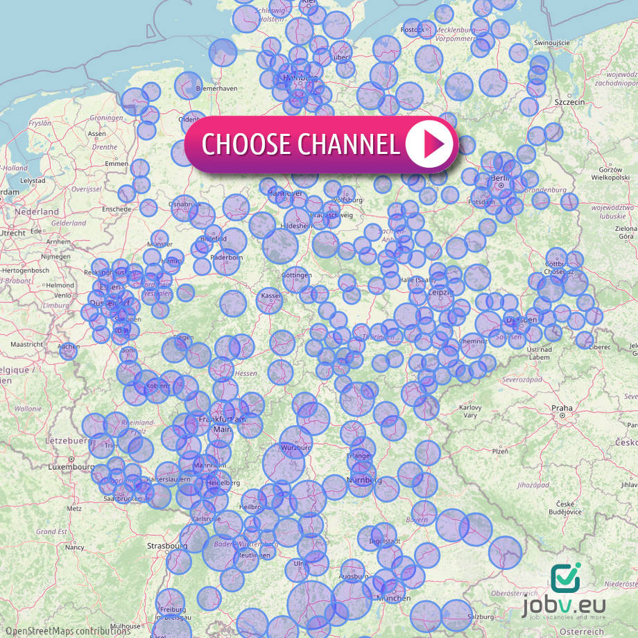 V-Channels — Telegram job channel for your city in Germany in English with daily updates V-Channels — Telegram job channels